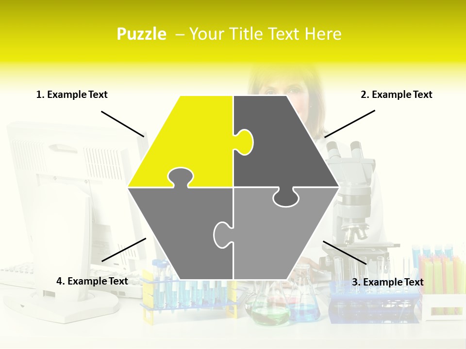 Biochemistry Research Optical PowerPoint Template