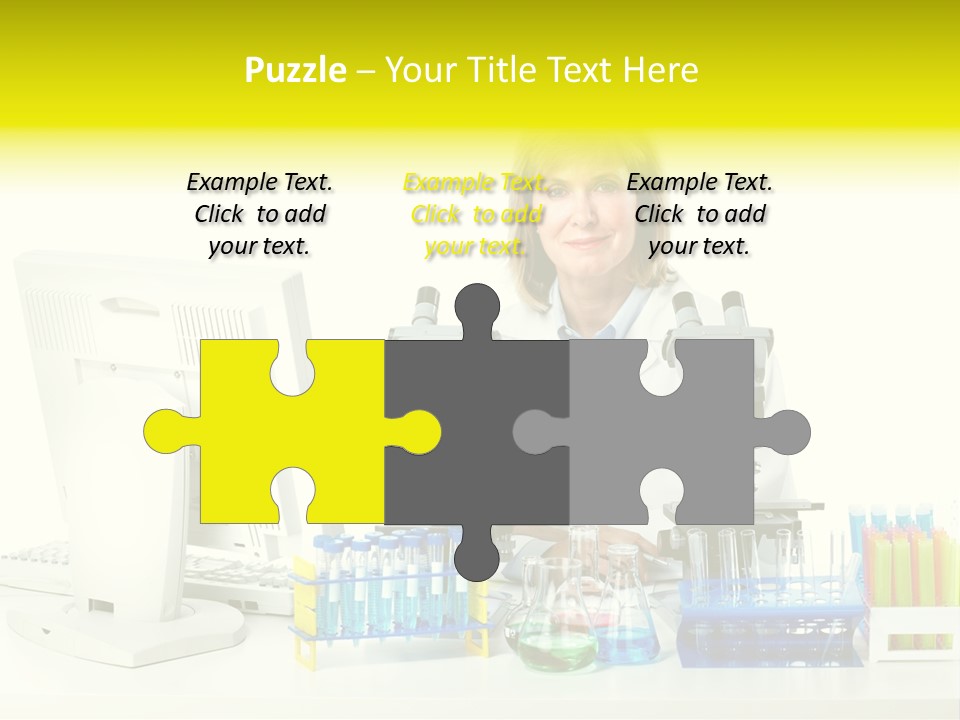 Biochemistry Research Optical PowerPoint Template