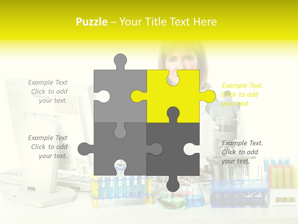 Biochemistry Research Optical PowerPoint Template