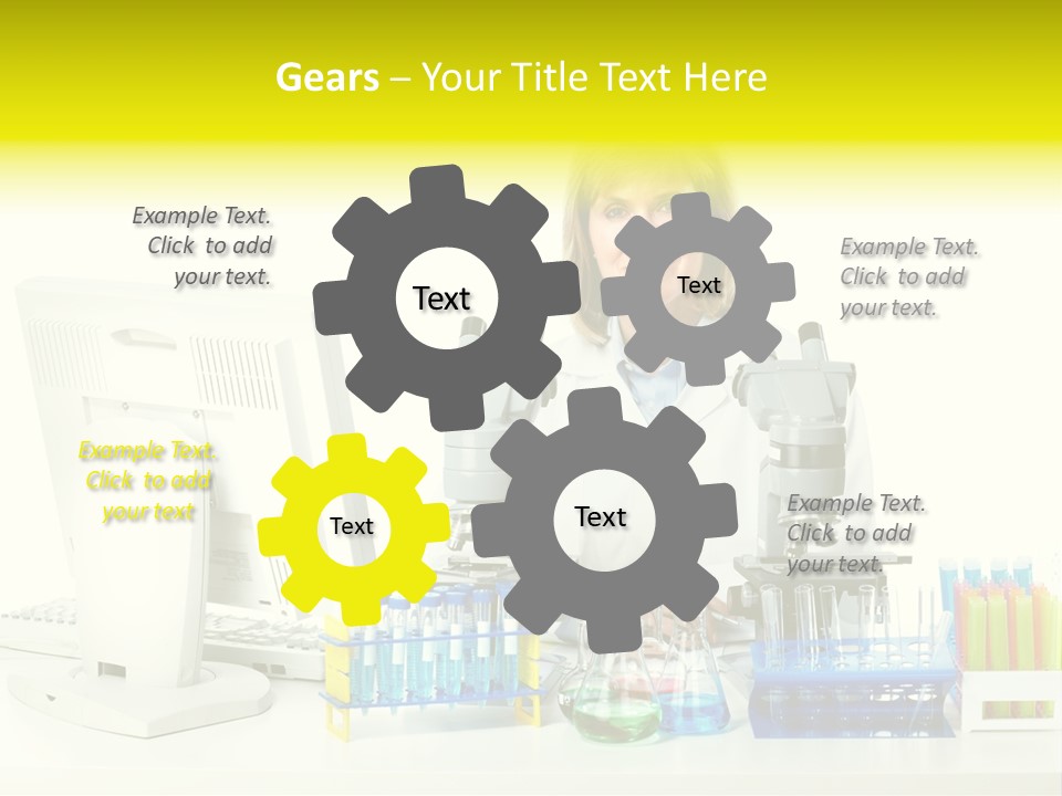 Biochemistry Research Optical PowerPoint Template