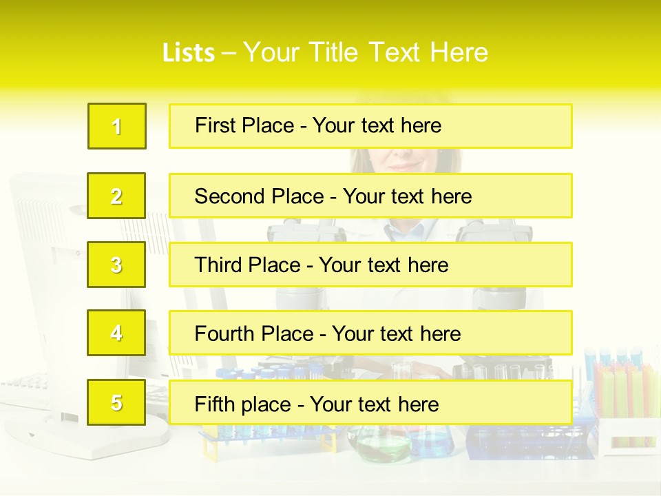 Biochemistry Research Optical PowerPoint Template