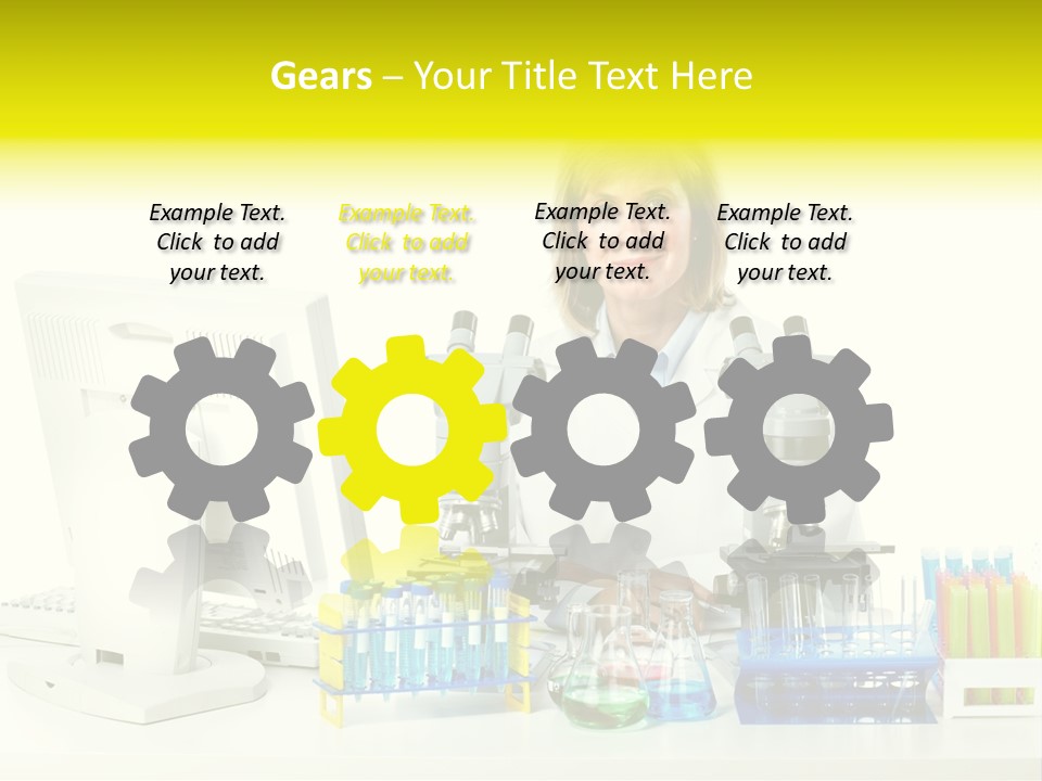 Biochemistry Research Optical PowerPoint Template