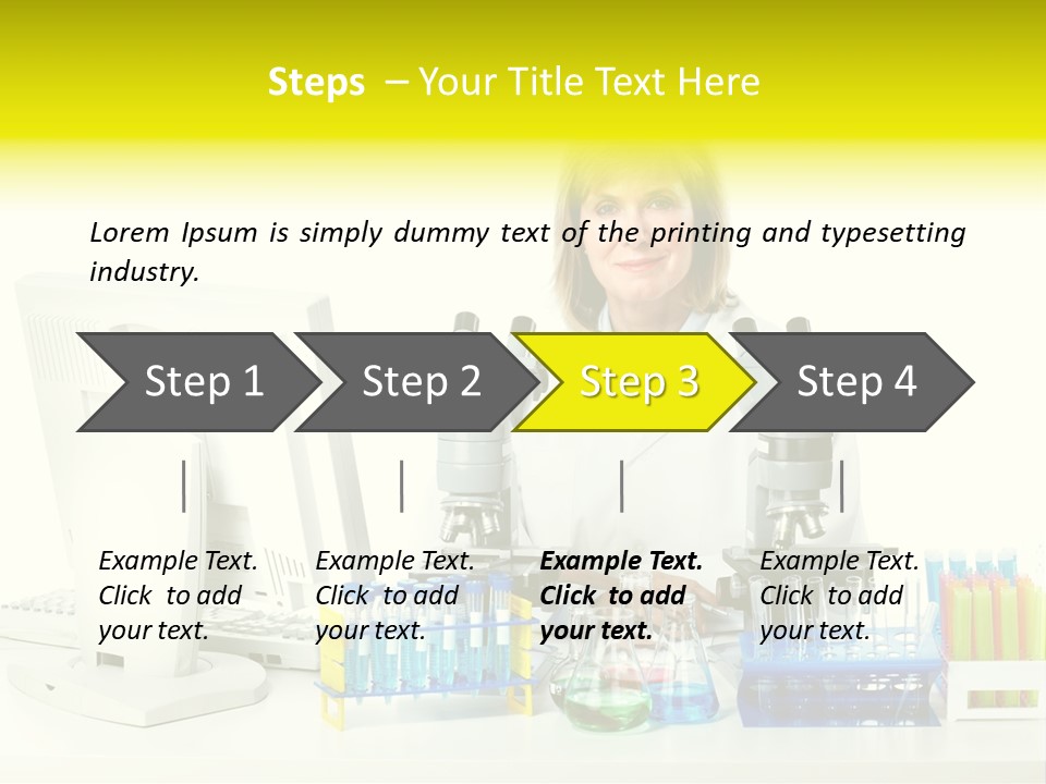 Biochemistry Research Optical PowerPoint Template