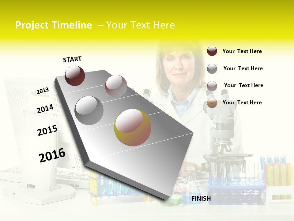 Biochemistry Research Optical PowerPoint Template