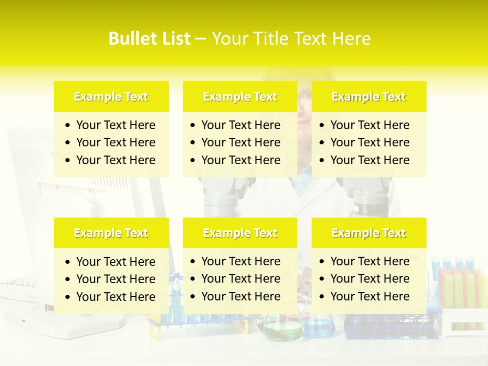 Biochemistry Research Optical PowerPoint Template