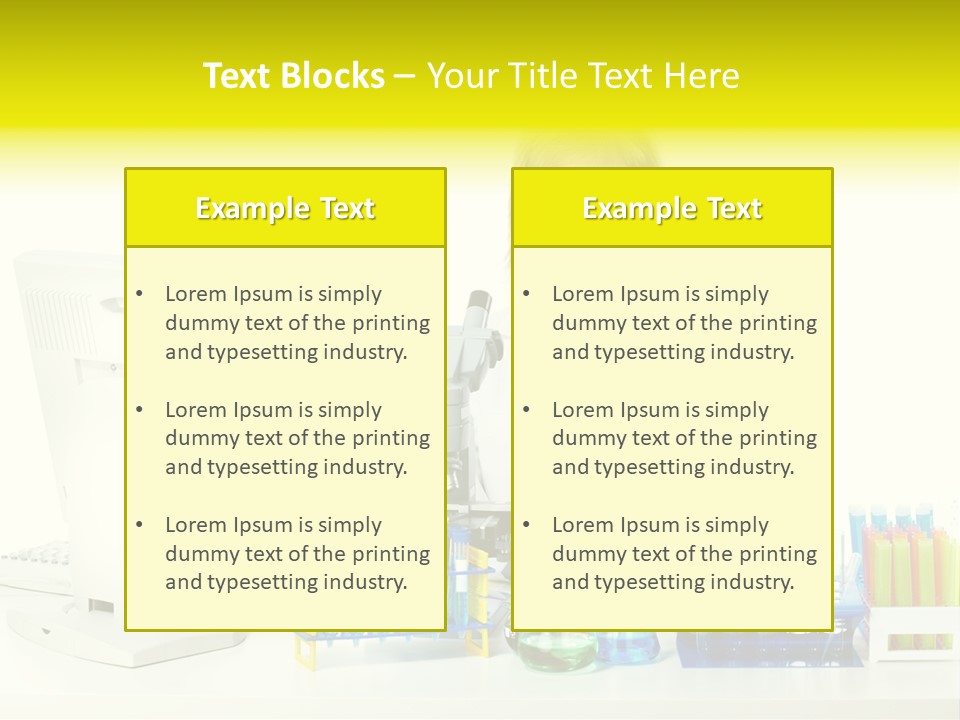 Biochemistry Research Optical PowerPoint Template