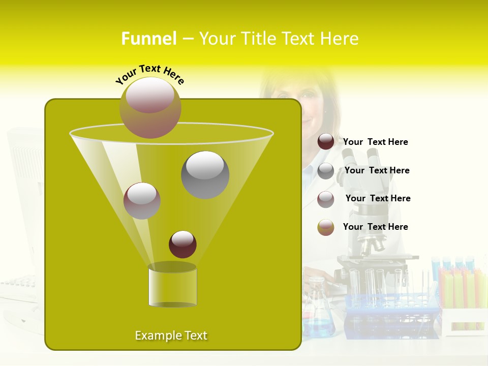 Biochemistry Research Optical PowerPoint Template