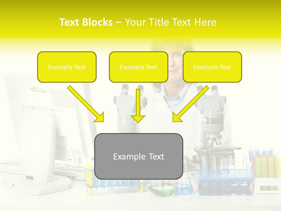 Biochemistry Research Optical PowerPoint Template