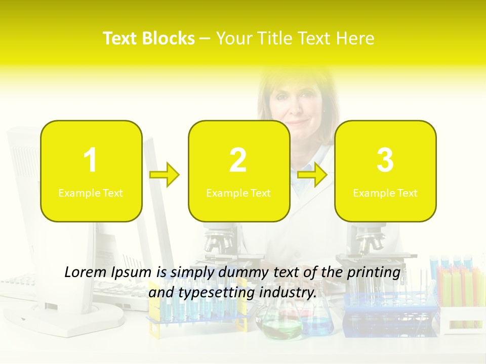 Biochemistry Research Optical PowerPoint Template