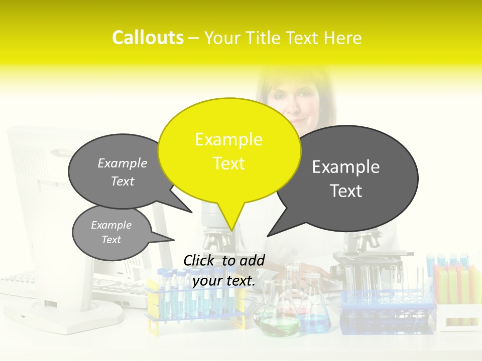 Biochemistry Research Optical PowerPoint Template