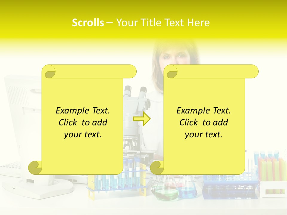 Biochemistry Research Optical PowerPoint Template