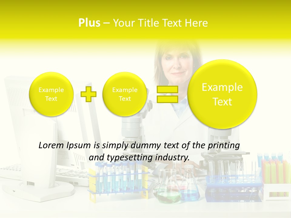 Biochemistry Research Optical PowerPoint Template