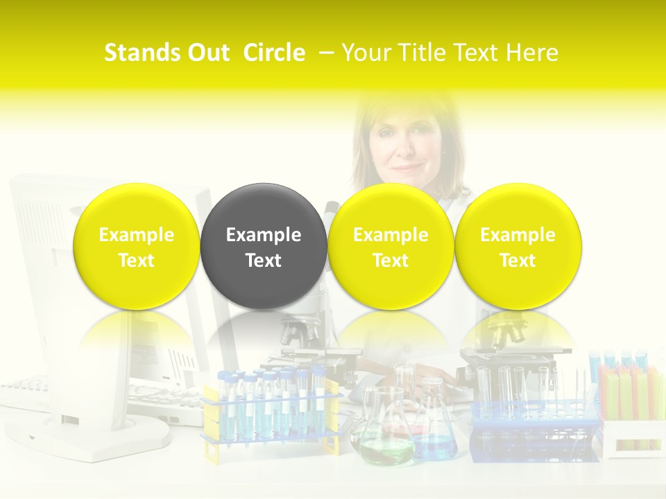 Biochemistry Research Optical PowerPoint Template