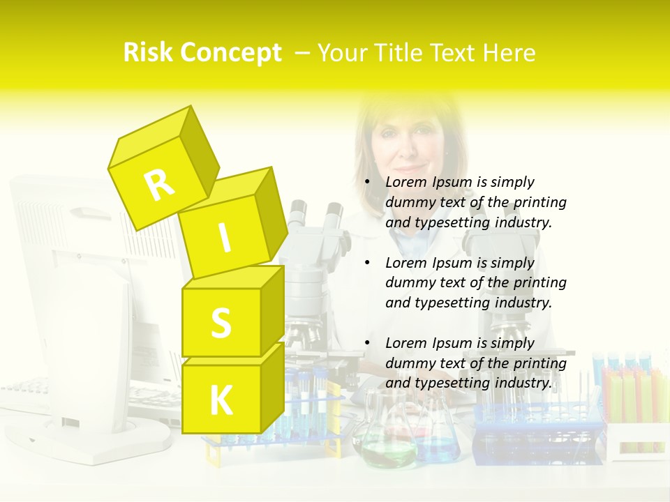 Biochemistry Research Optical PowerPoint Template
