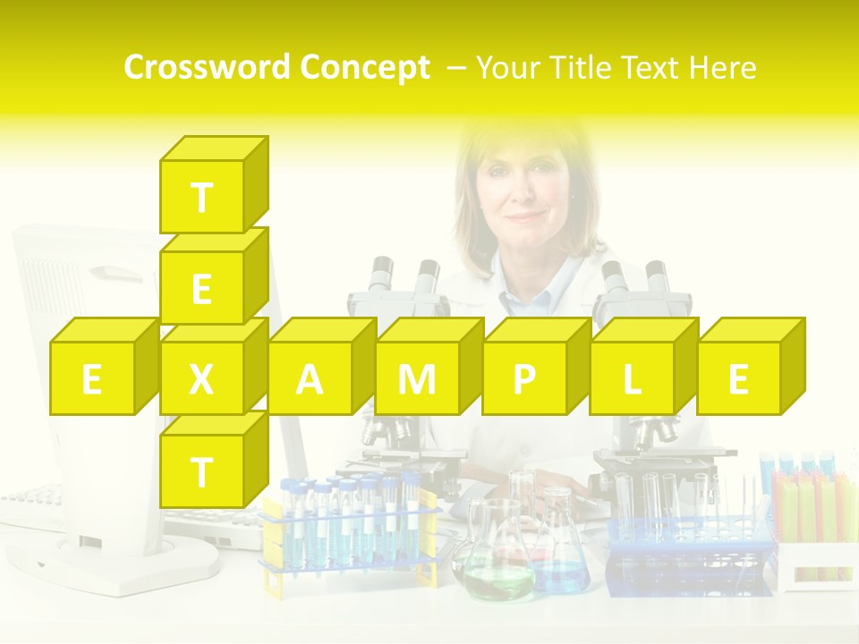 Biochemistry Research Optical PowerPoint Template