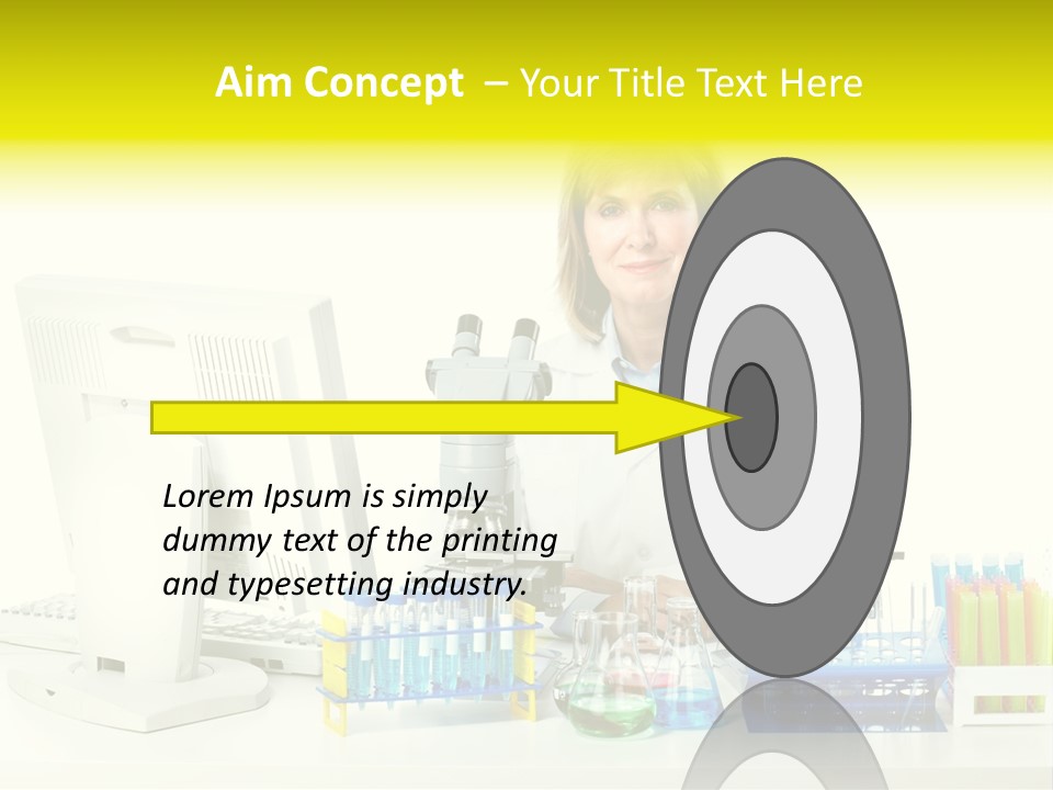 Biochemistry Research Optical PowerPoint Template