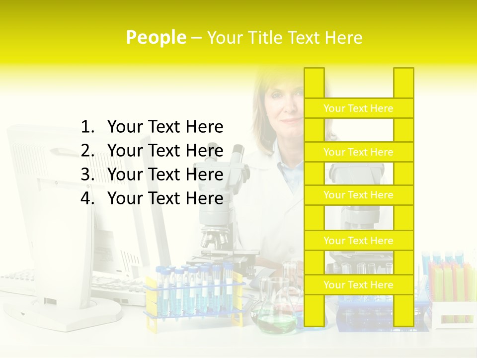 Biochemistry Research Optical PowerPoint Template