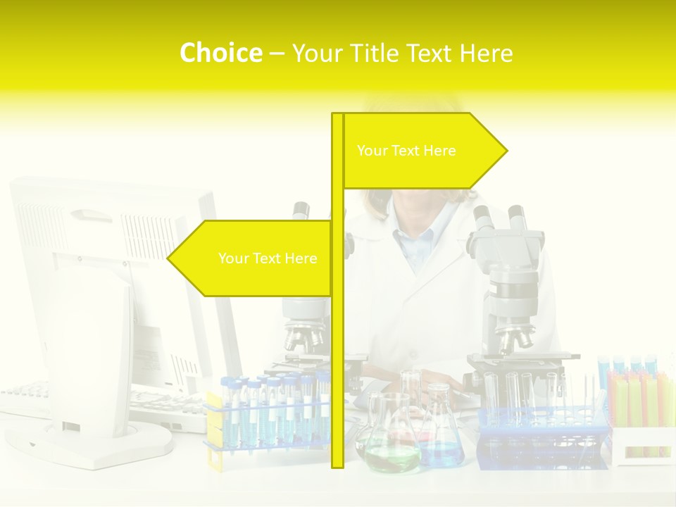 Biochemistry Research Optical PowerPoint Template