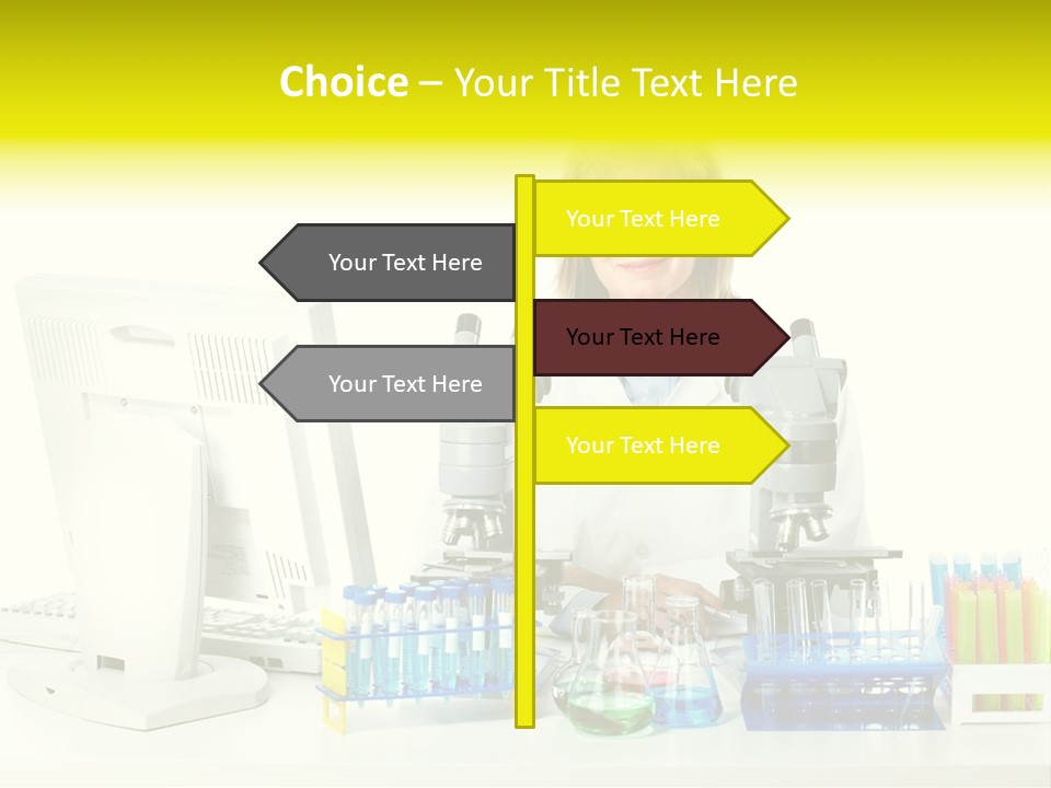 Biochemistry Research Optical PowerPoint Template