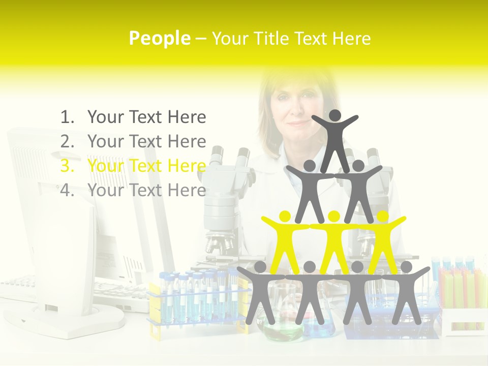 Biochemistry Research Optical PowerPoint Template