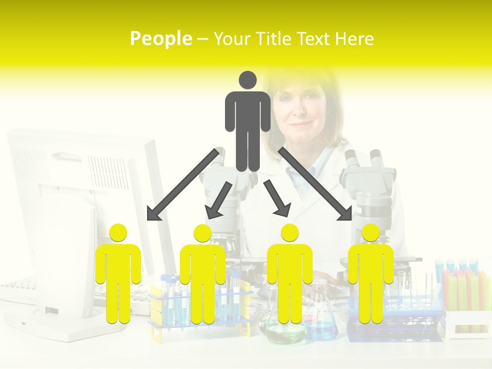 Biochemistry Research Optical PowerPoint Template