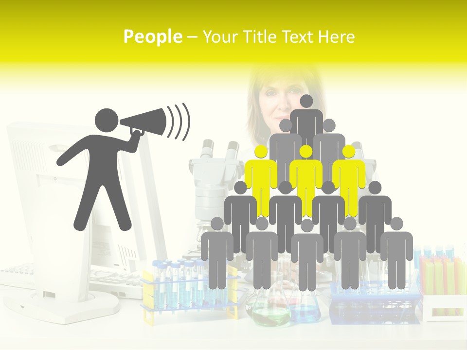 Biochemistry Research Optical PowerPoint Template