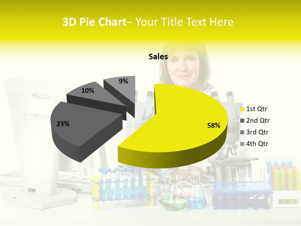 Biochemistry Research Optical PowerPoint Template