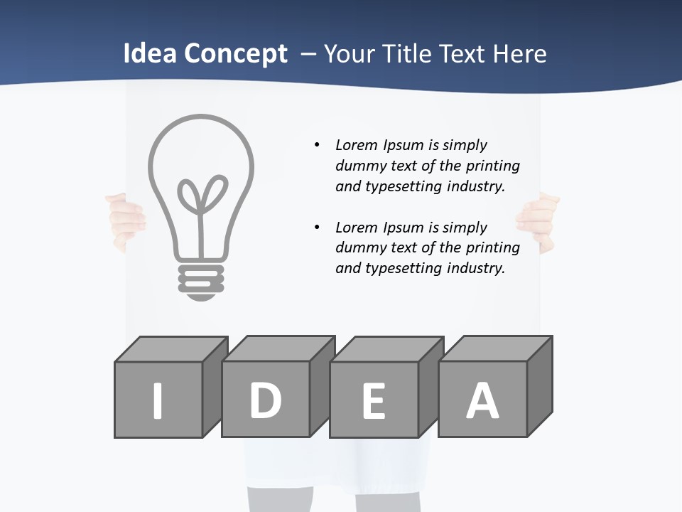 Portrait Student Care PowerPoint Template