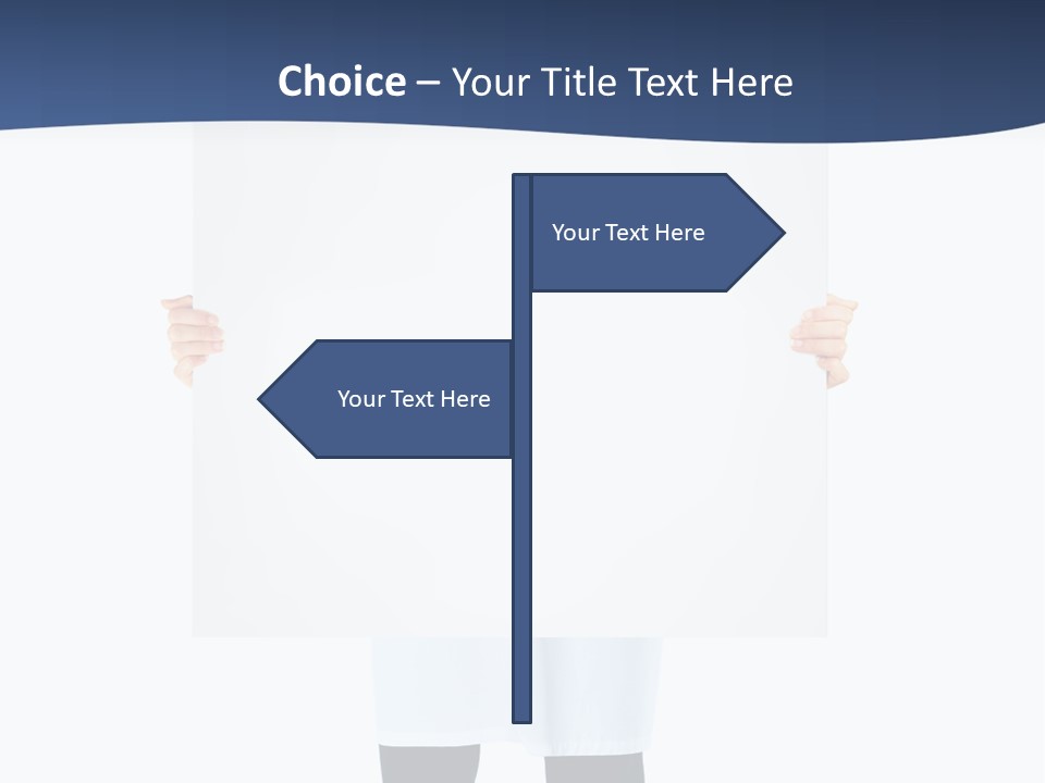 Portrait Student Care PowerPoint Template