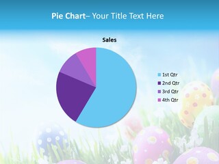 Whimsical Flower Easter Eggs Bright PowerPoint Template