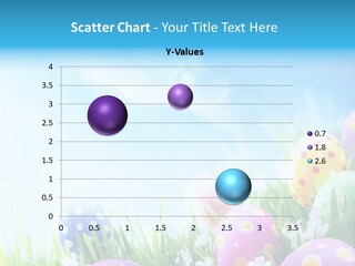 Whimsical Flower Easter Eggs Bright PowerPoint Template