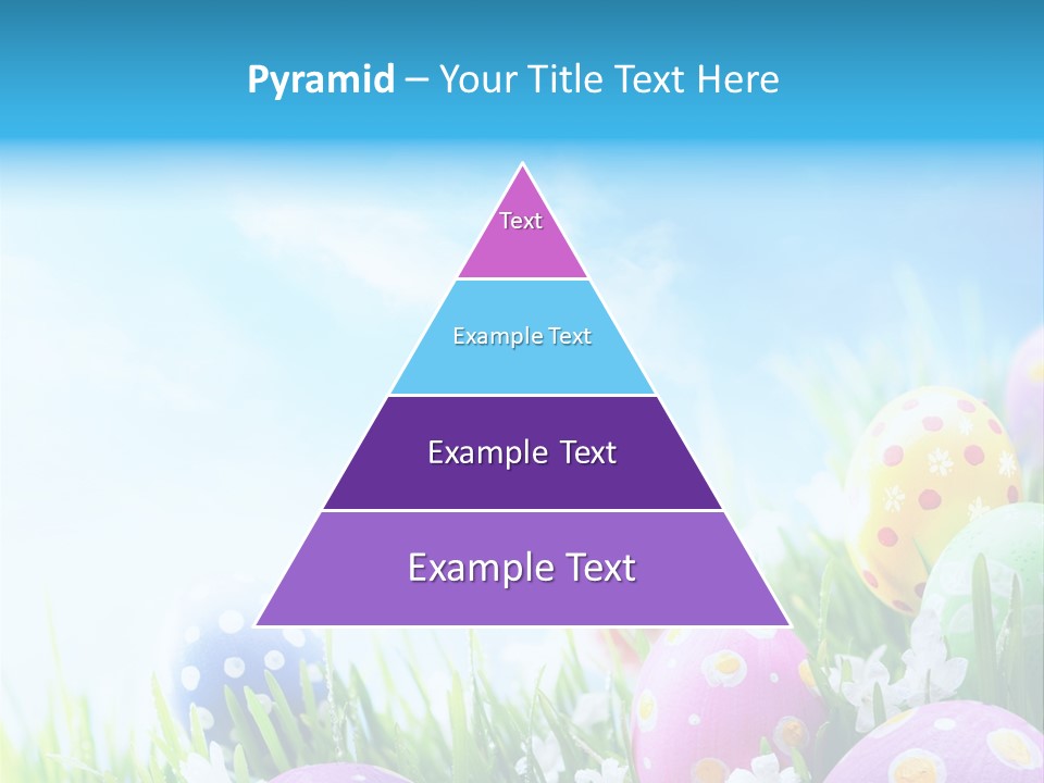 Whimsical Flower Easter Eggs Bright PowerPoint Template