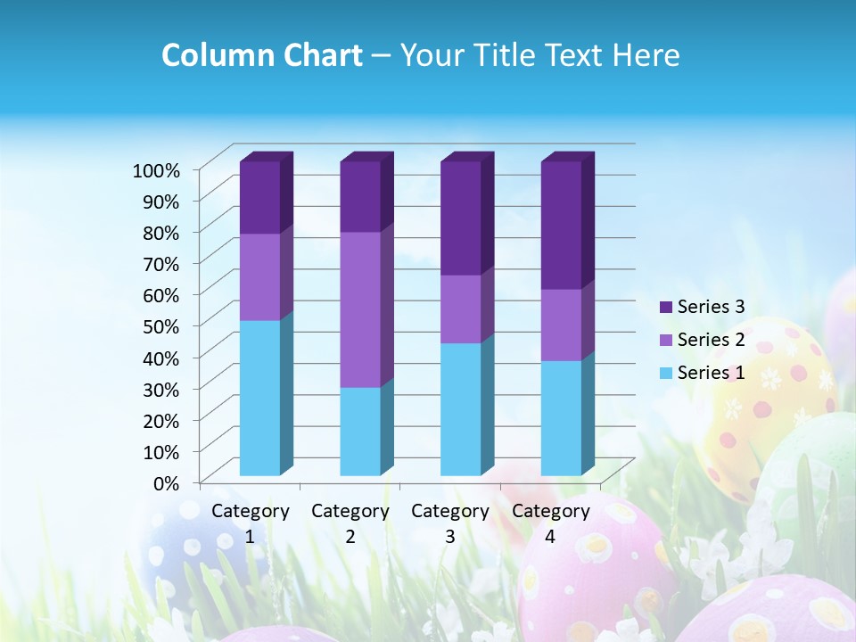 Whimsical Flower Easter Eggs Bright PowerPoint Template