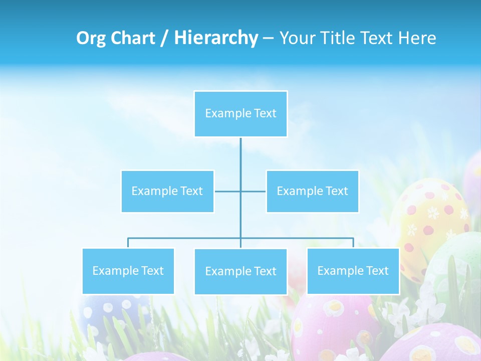 Whimsical Flower Easter Eggs Bright PowerPoint Template