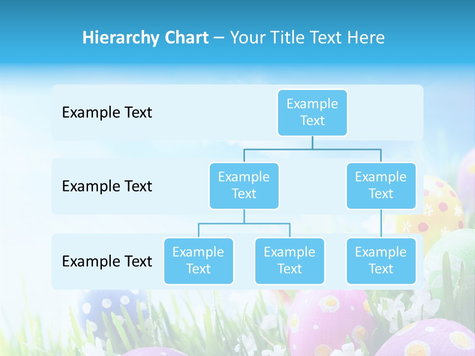 Whimsical Flower Easter Eggs Bright PowerPoint Template