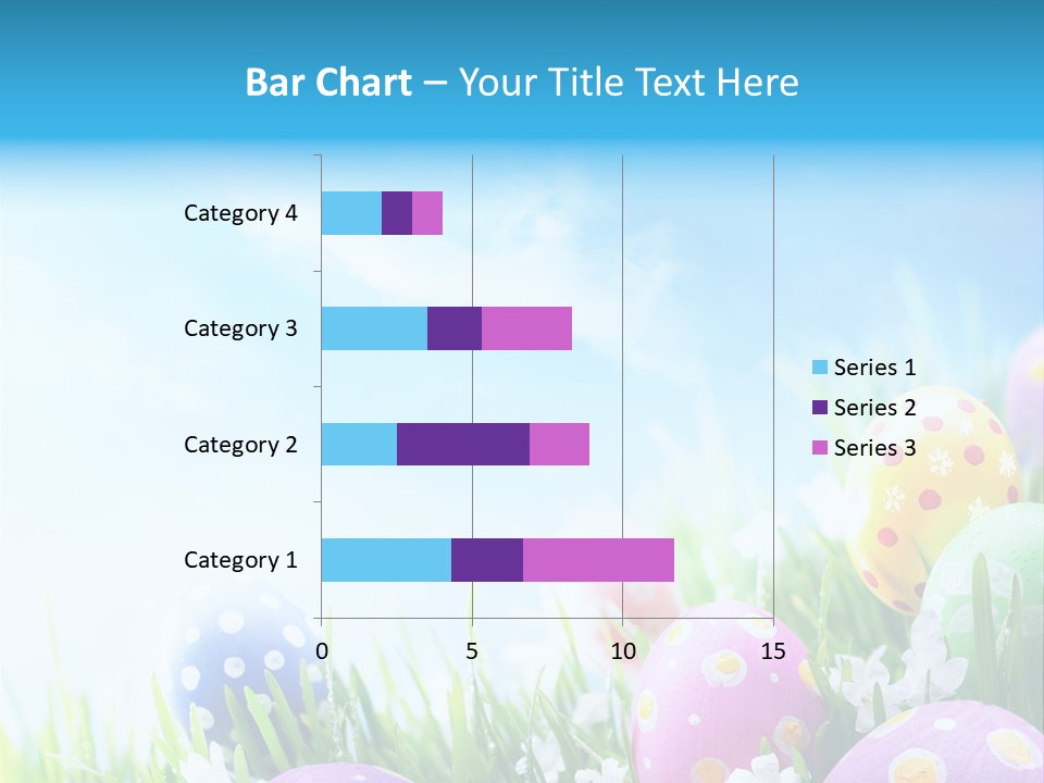 Whimsical Flower Easter Eggs Bright PowerPoint Template