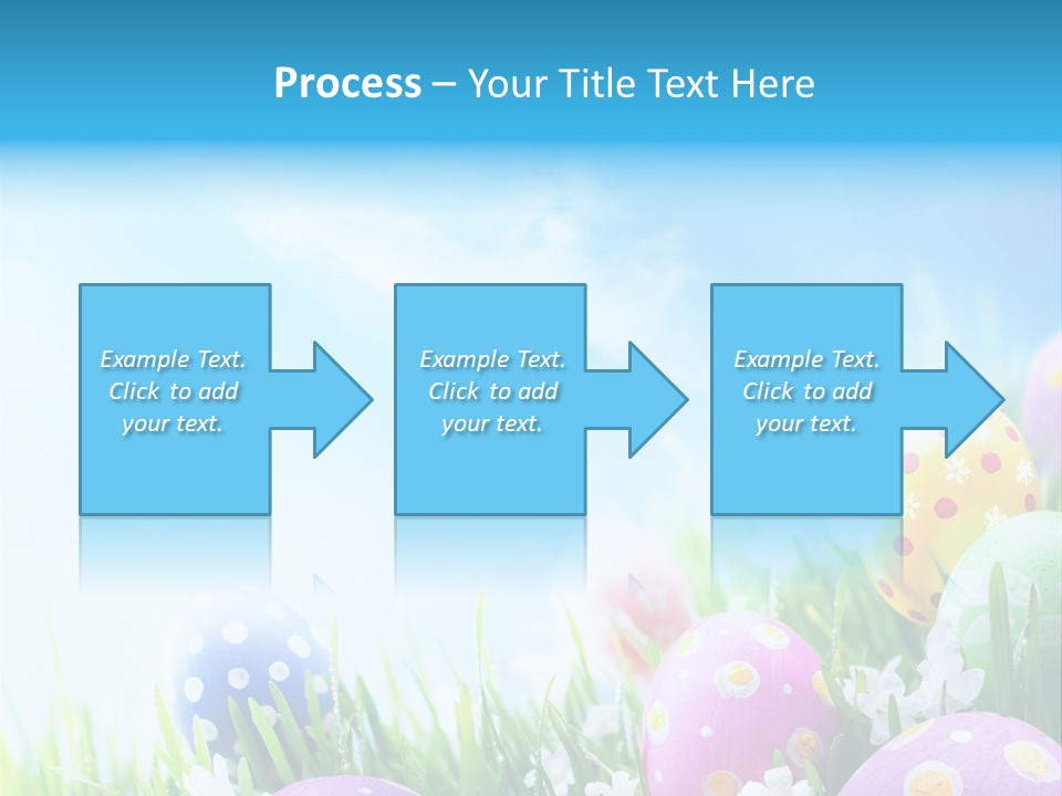 Whimsical Flower Easter Eggs Bright PowerPoint Template