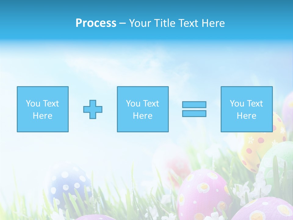 Whimsical Flower Easter Eggs Bright PowerPoint Template