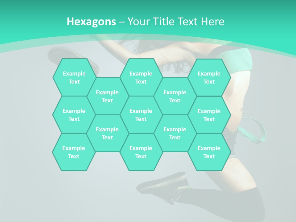 Teenager Isolated Moving PowerPoint Template