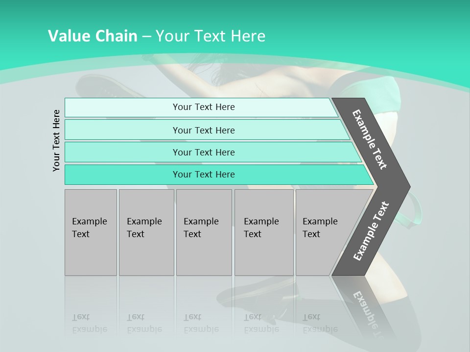 Teenager Isolated Moving PowerPoint Template