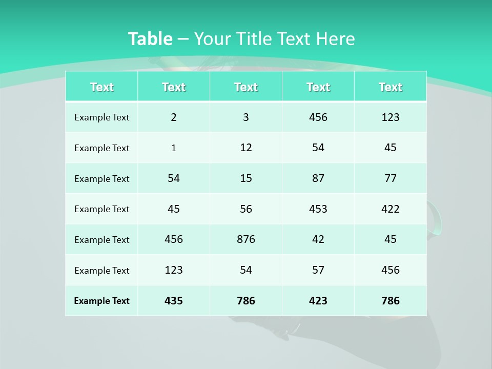 Teenager Isolated Moving PowerPoint Template