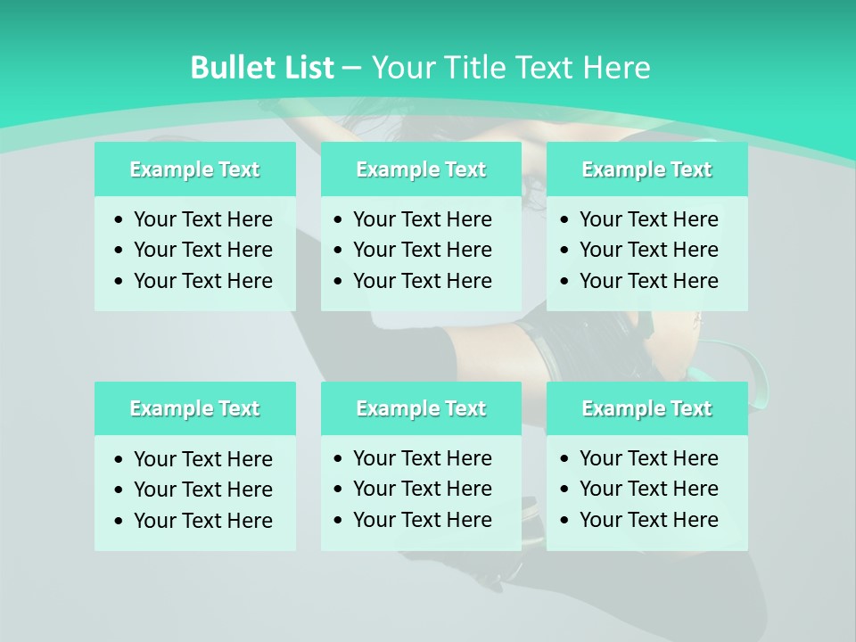 Teenager Isolated Moving PowerPoint Template