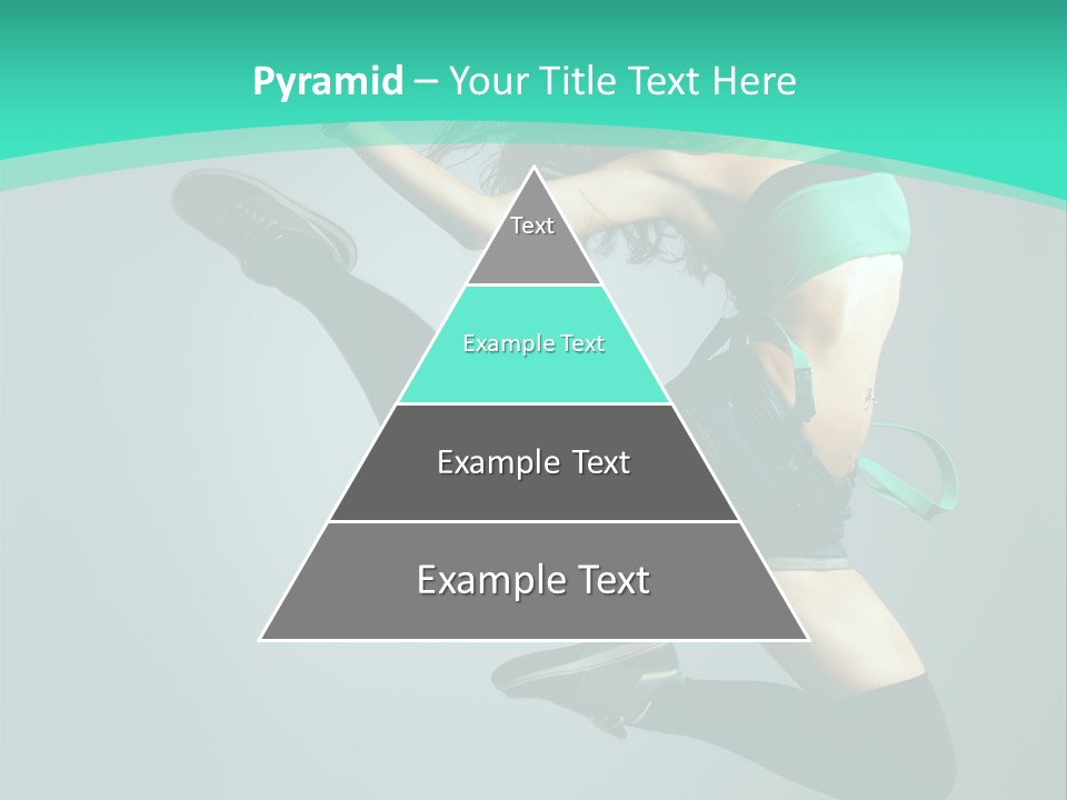 Teenager Isolated Moving PowerPoint Template