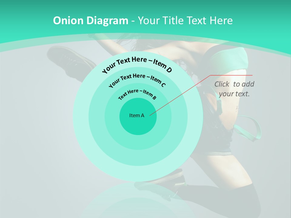 Teenager Isolated Moving PowerPoint Template