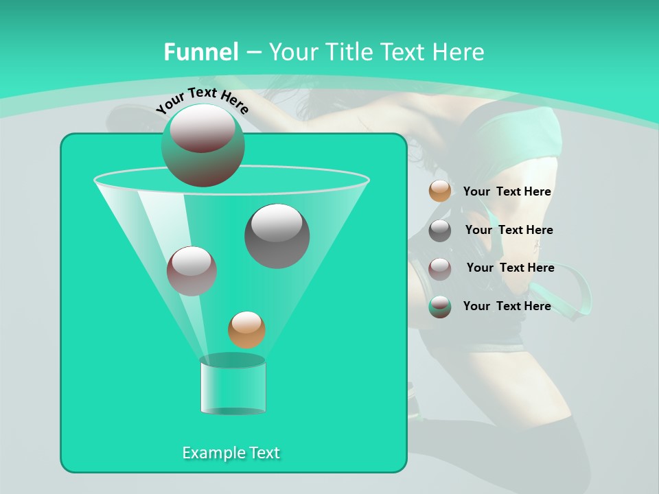 Teenager Isolated Moving PowerPoint Template