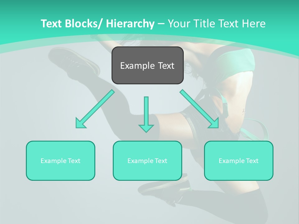 Teenager Isolated Moving PowerPoint Template