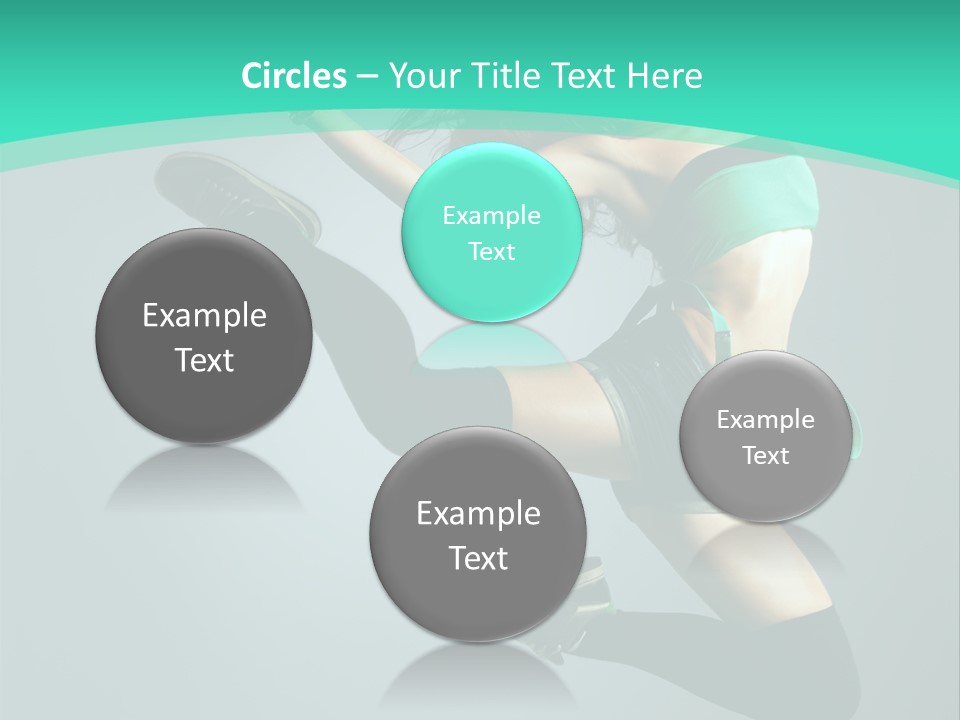 Teenager Isolated Moving PowerPoint Template