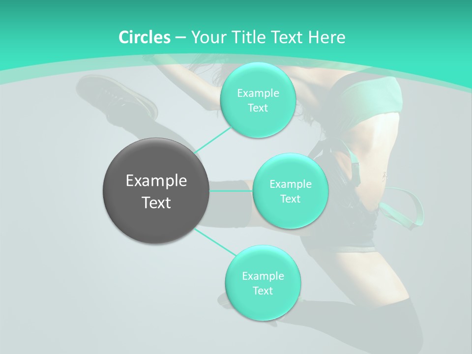 Teenager Isolated Moving PowerPoint Template