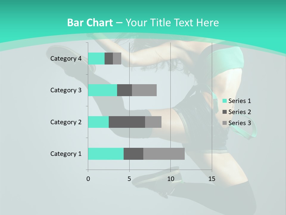 Teenager Isolated Moving PowerPoint Template