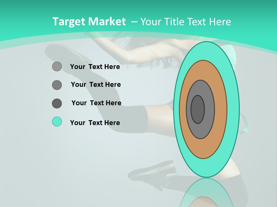 Teenager Isolated Moving PowerPoint Template